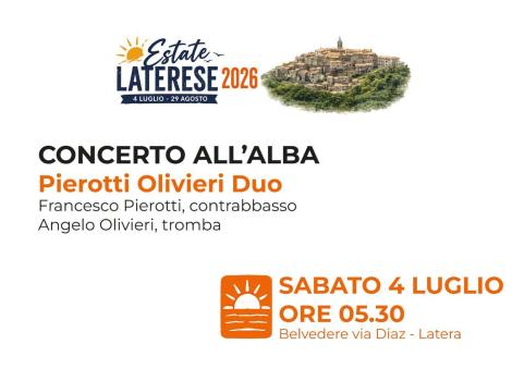 Concerto all'alba del Pierotti Olivieri Duo